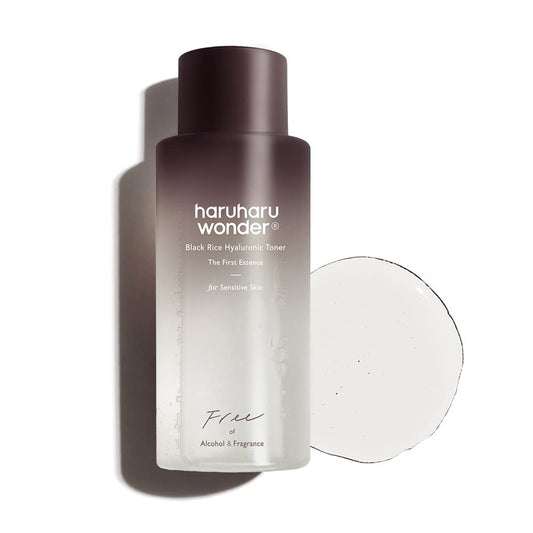 HARUHARU Wonder Black Riso Toner ialuronico per pelli sensibili 5.1 fl.oz / 150ml | Senza alcool, senza profumo | Vegan, Crurelty Free, EWG-Green