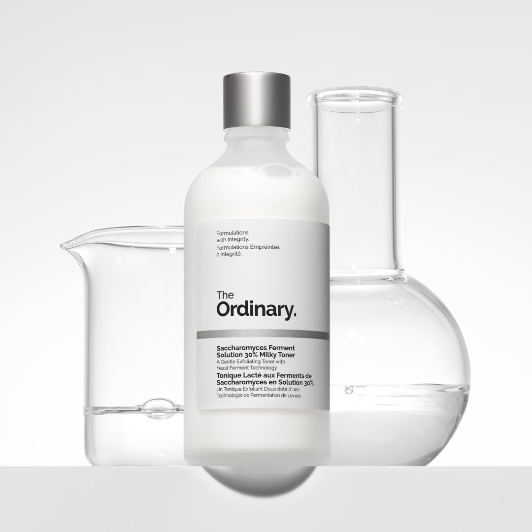 The Ordinary Saccharomyces Ferment 30% Milky Toner 100ml, Tonico viso lattiginoso, Esfoliante e idratante per una pelle più levigata e luminosa