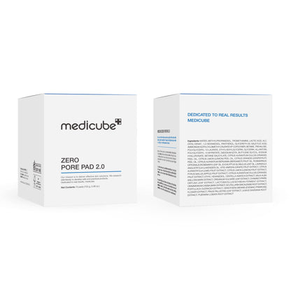 medicube Zero Pore Pads 2.0 Tamponi Tonici Per Il Viso A Doppia Texture Per L'Esfoliazione E La Cura Dei Pori Con Acido Lattico Al 4,5% E Acido Salicilico Bha Allo 0,45%, (70 Unità)